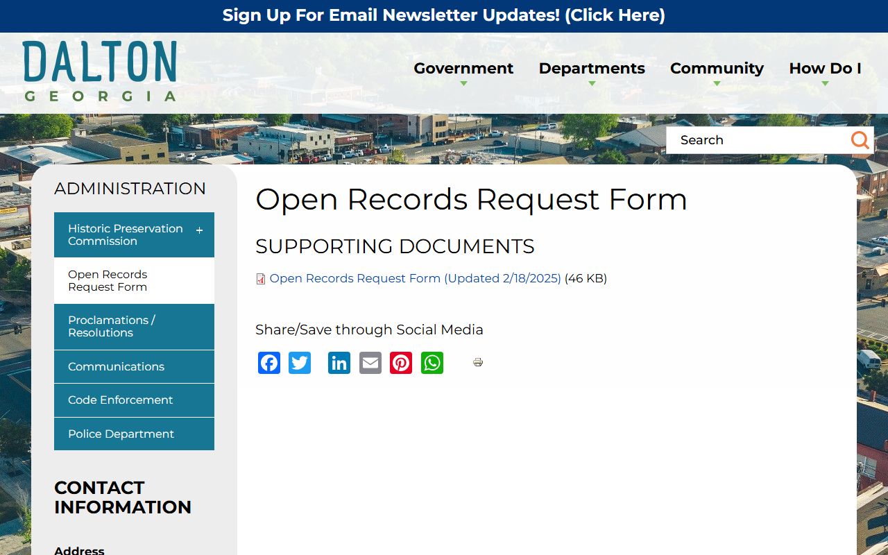 Dalton phone directory