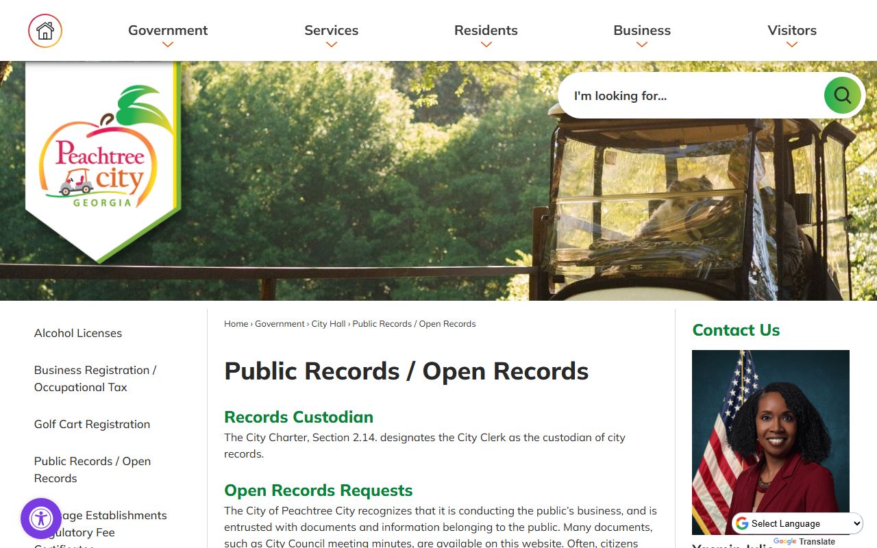 Peachtree City phone directory