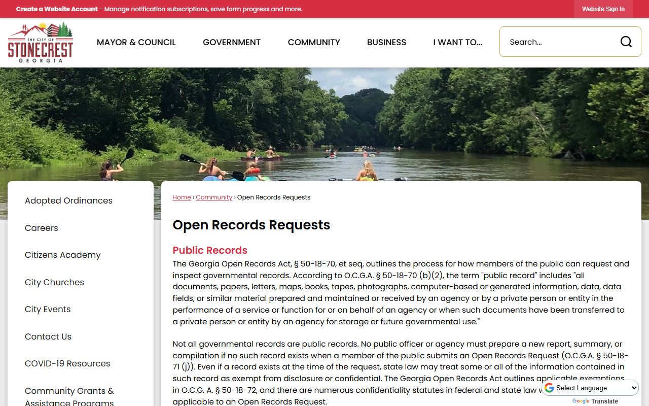 Stonecrest phone directory