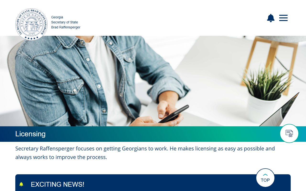 Georgia Professional Licensing Division phone directory